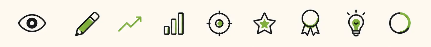 Observer, pratiquer, progresser, évaluer, cibler, réussir, accomplir, comprendre, évoluer